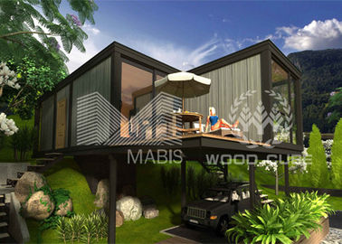 Apartamentos modulares modernos amistosos de Eco equipados completamente con diseño del Carport