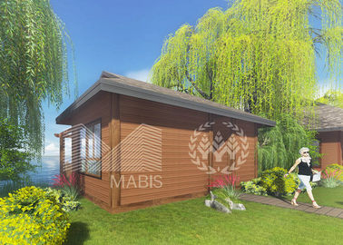 La madera le gusta casas modulares del marco de acero con buena capacidad del aislamiento térmico