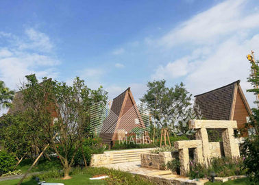 Casas de madera prefabricadas ligeras de la estructura de acero, hogares prefabricados del registro